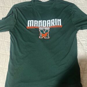 Mandarin Mustangs Green T-Shirt